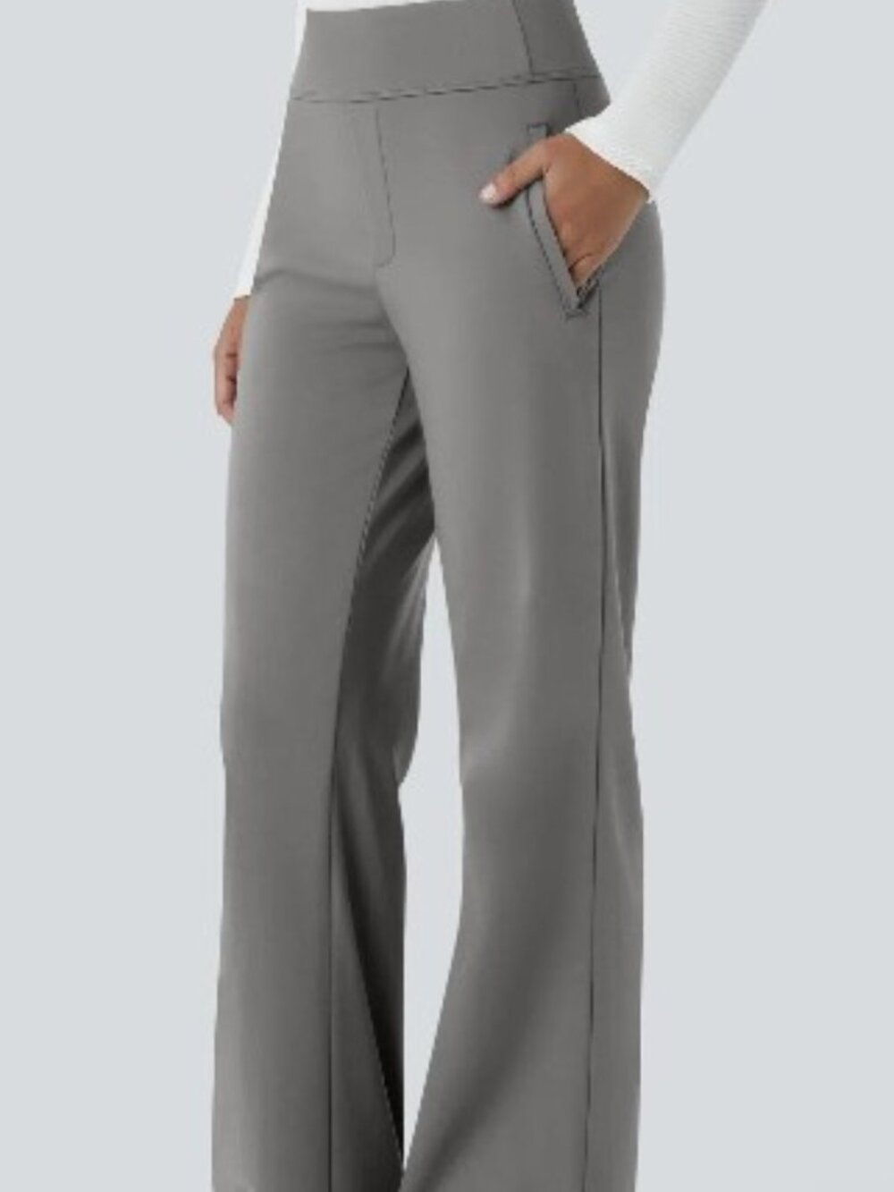 DayStretch Mid Rise Side Zipper Pocket Work Pants